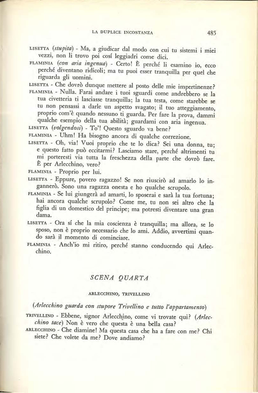 1959 : La duplice incostanza (Marcello Spaziani)
