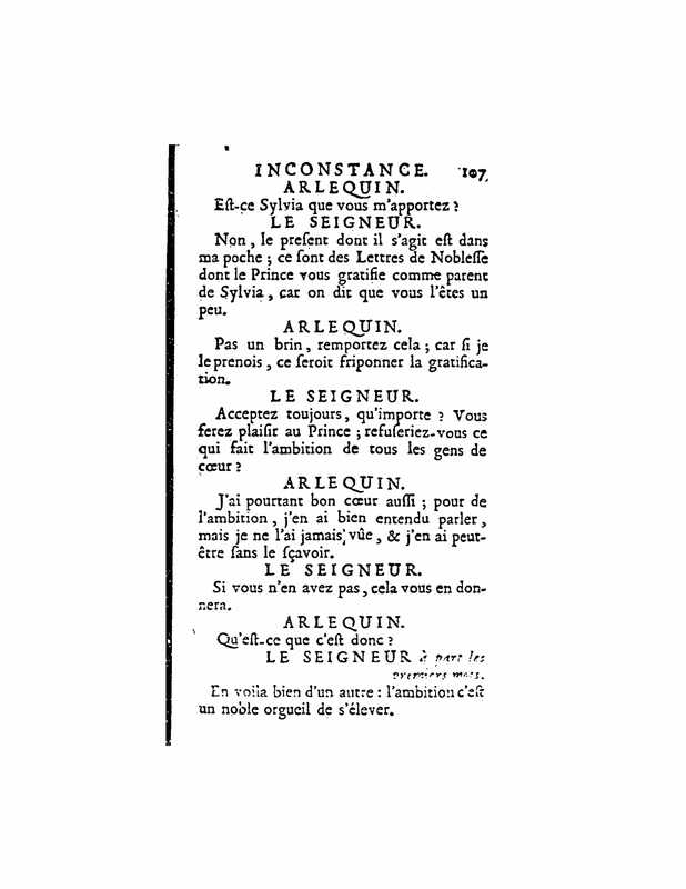 1724 : La double inconstance