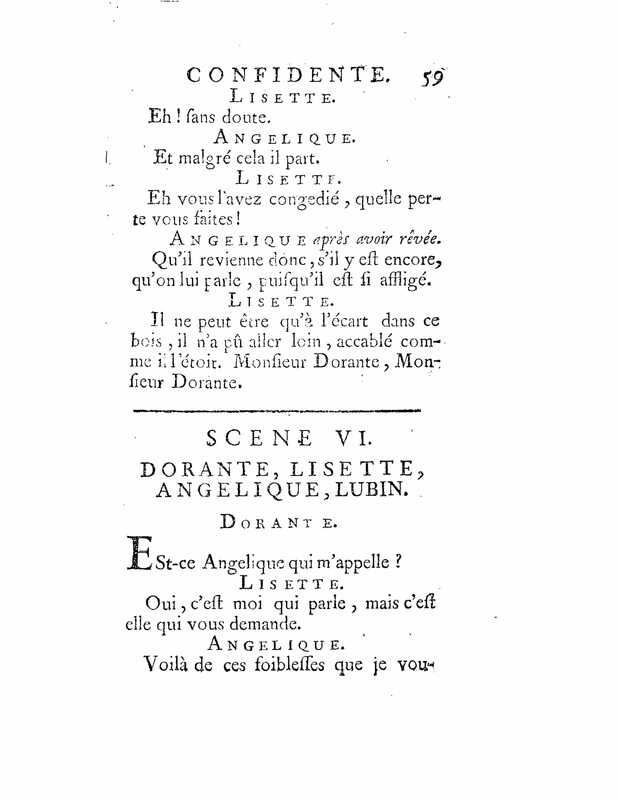 1735 : La mère confidente