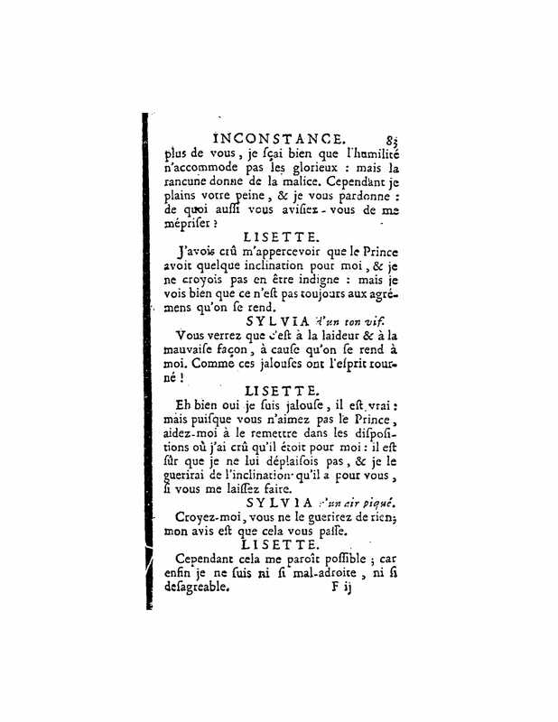 1724 : La double inconstance
