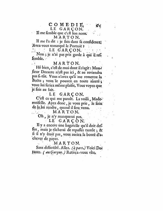 1738 : Les fausses confidences