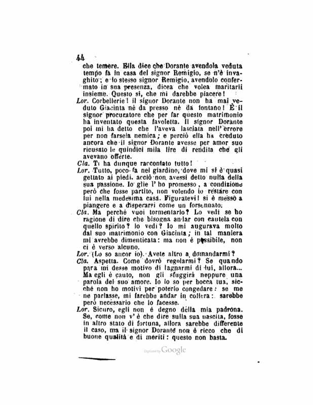 1872 : Le false confidenze
