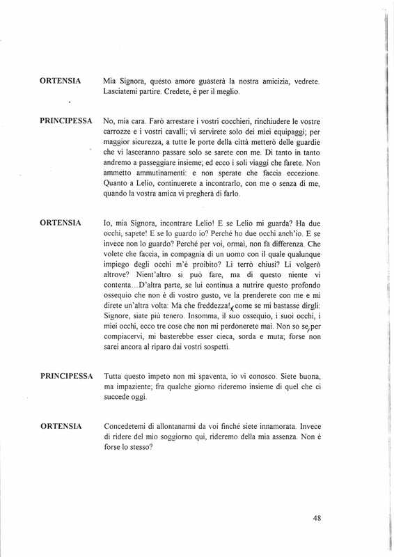 1997 : Il principe travestito (Cristina Pezzoli)