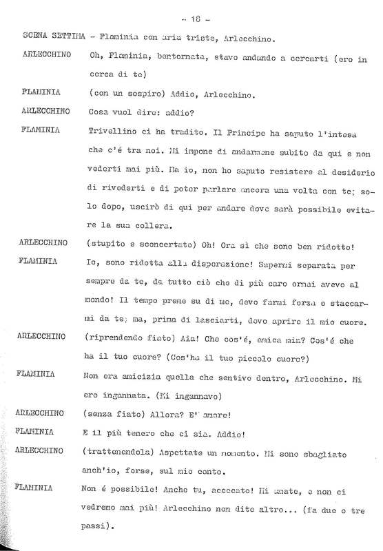 1978 : La doppia incostanza (Andrée Ruth Shammah) script