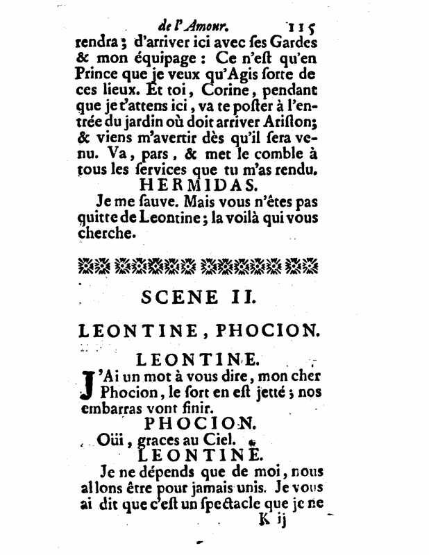 1732 : Le triomphe de l’amour