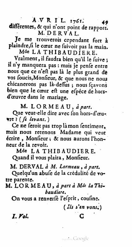 1761 : La provinciale