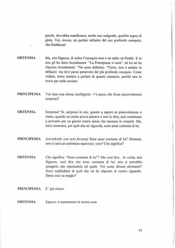 1997 : Il principe travestito (Cristina Pezzoli)
