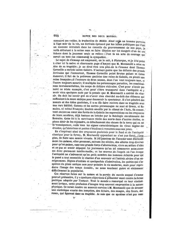 1857 : Le false confidenze, Revue de presse
