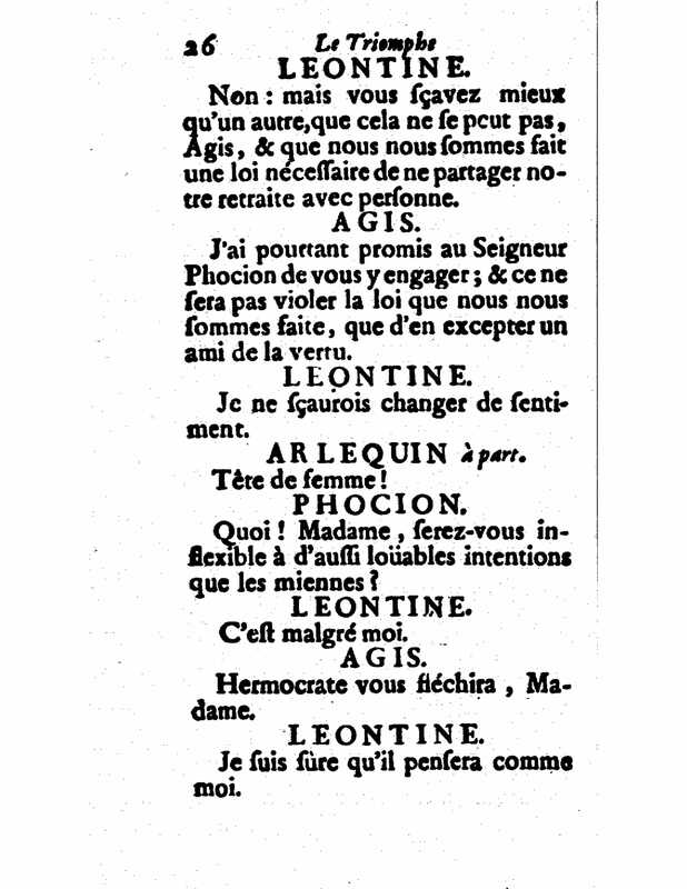 1732 : Le triomphe de l’amour