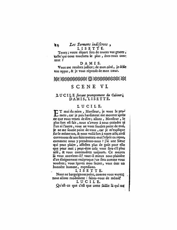 1732 : Les serments indiscrets