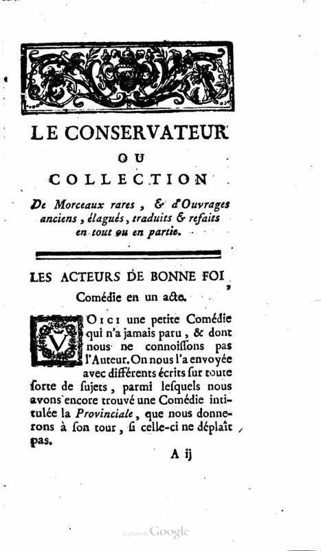 1757 : Les acteurs de bonne foi