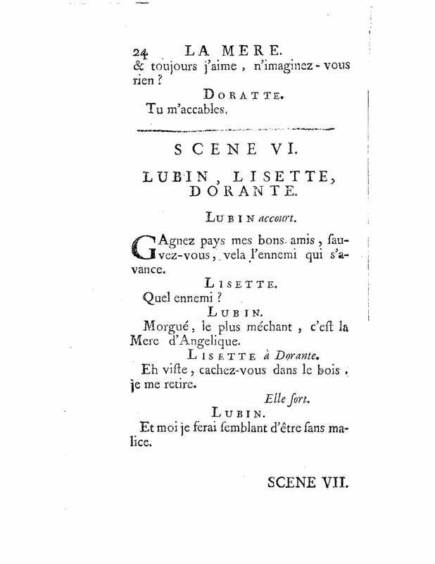 1735 : La mère confidente