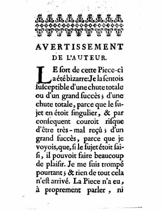 1732 : Le triomphe de l’amour