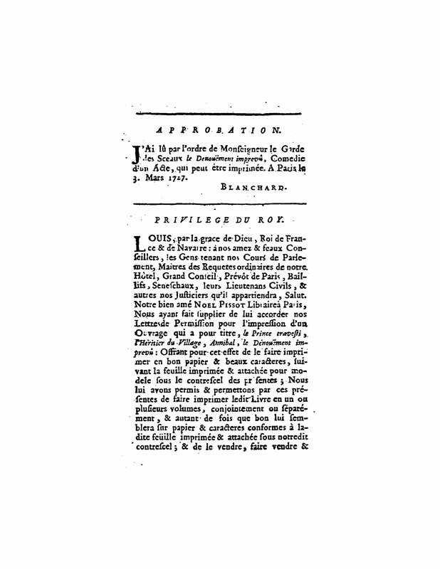 1727 : Le dénouement imprévu