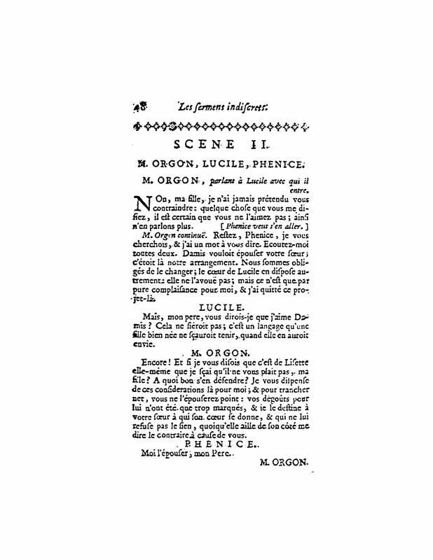1732 : Les serments indiscrets