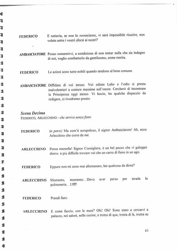 1997 : Il principe travestito (Cristina Pezzoli)