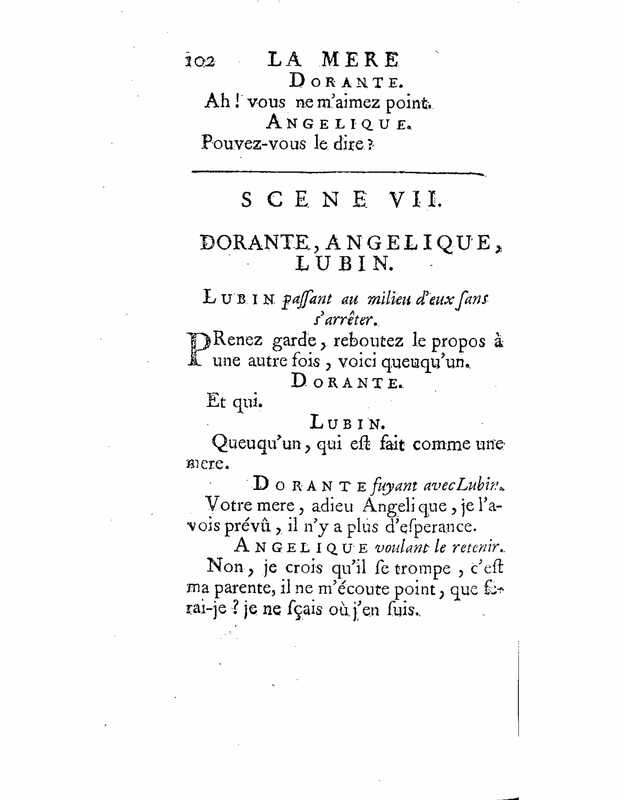 1735 : La mère confidente
