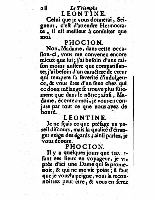 1732 : Le triomphe de l’amour