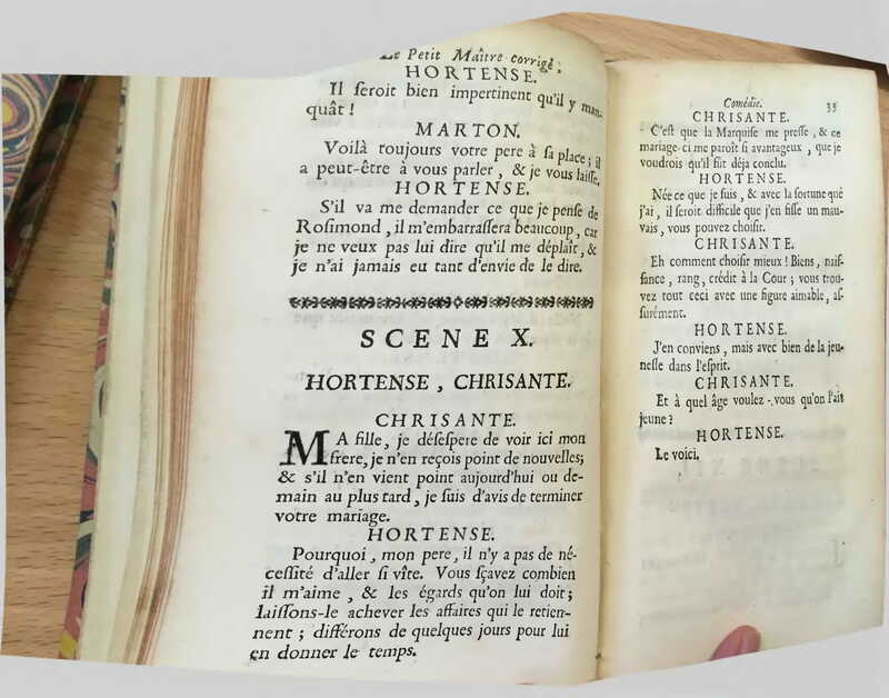1739 : Le petit-maître corrigé
