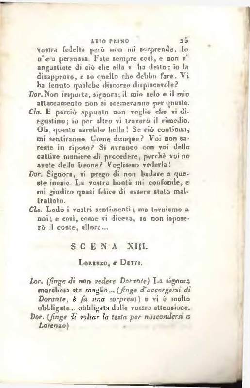 1829 : Le false confidenze [Salvatore Fabbrichesi, 1816]