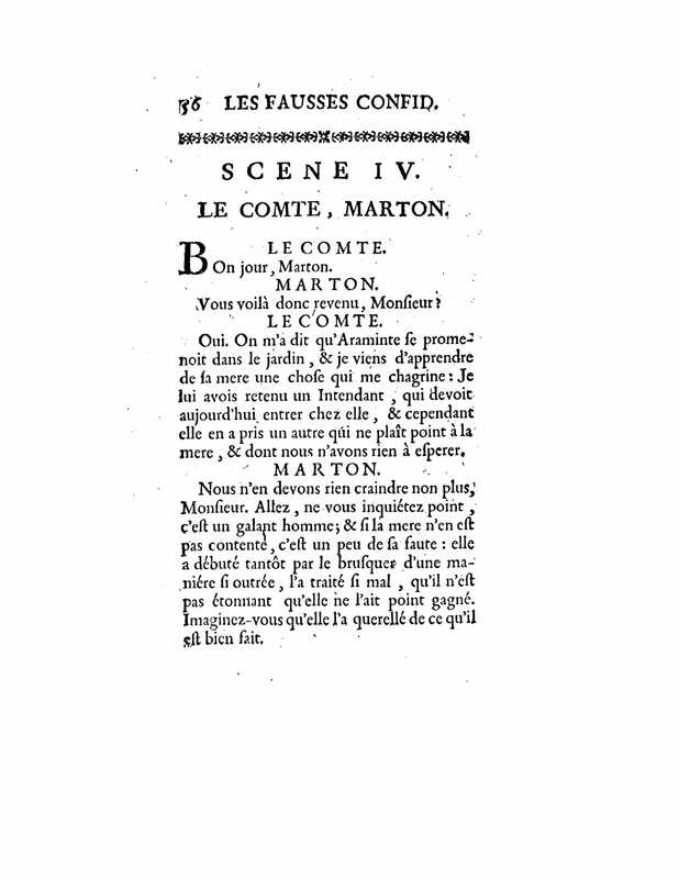 1738 : Les fausses confidences
