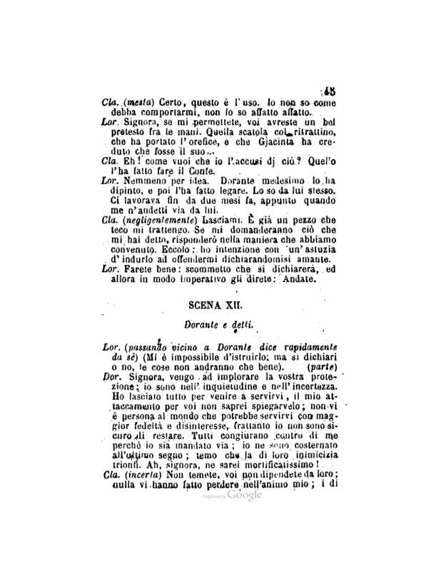 1872 : Le false confidenze