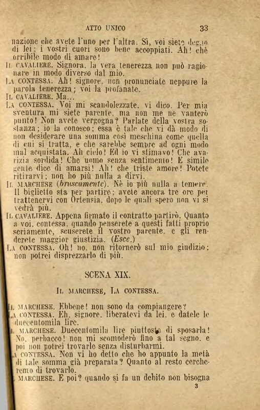 1907 : Il legato (Felicina Sacchetti Parvis)