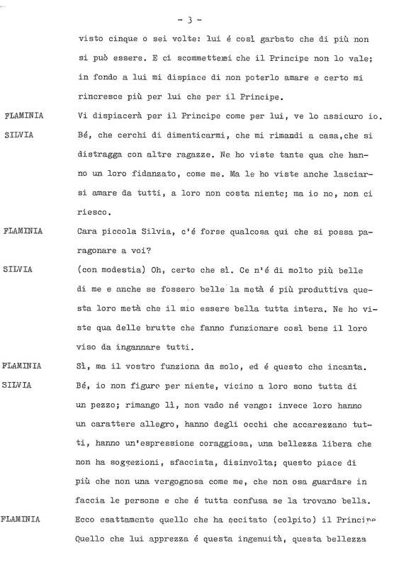 1978 : La doppia incostanza (Andrée Ruth Shammah) script