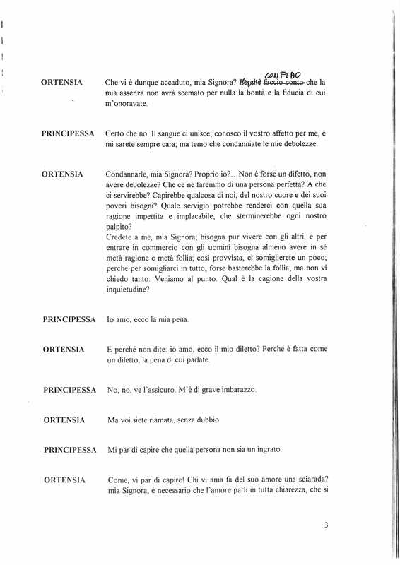 1997 : Il principe travestito (Cristina Pezzoli)