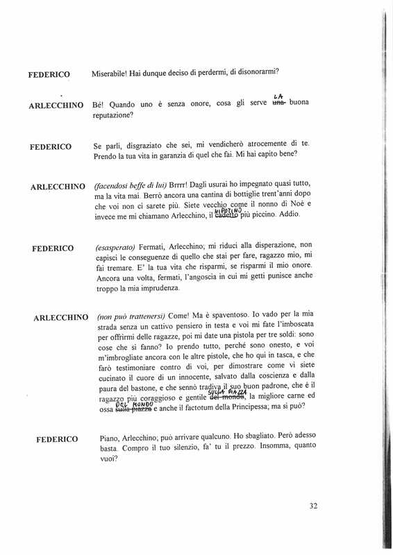 1997 : Il principe travestito (Cristina Pezzoli)
