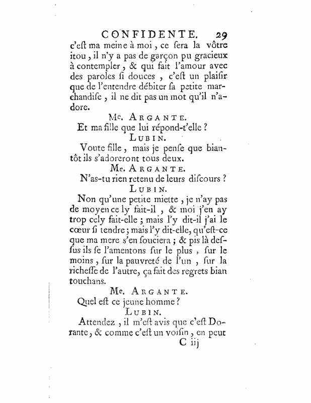 1735 : La mère confidente