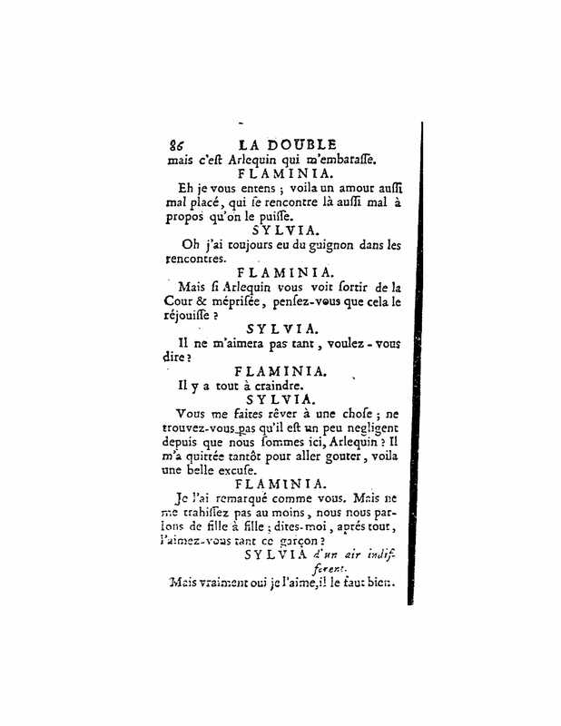 1724 : La double inconstance