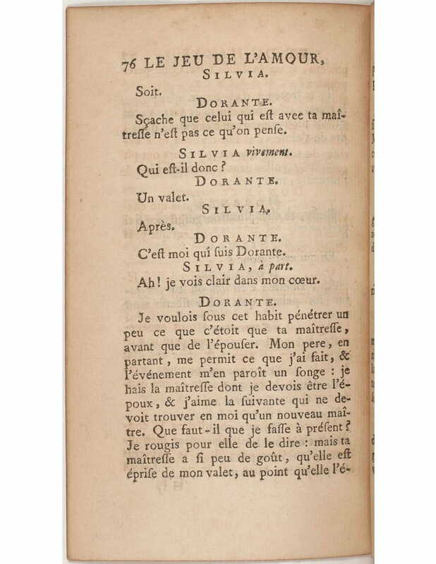 1730 : Le jeu de l’amour et du hasard