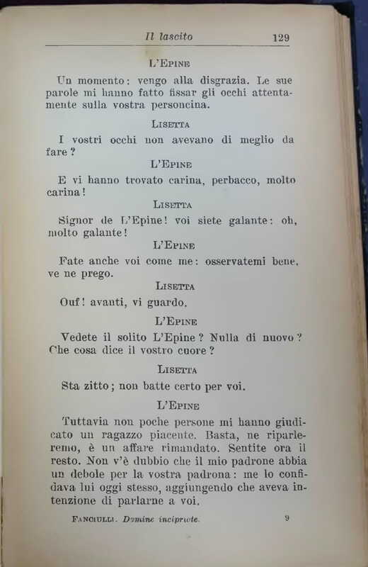 1930 : Il lascito (Maria Luisa Fanciulli)