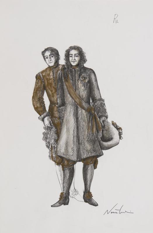1997 : Il principe travestito (Maquettes des costumes)