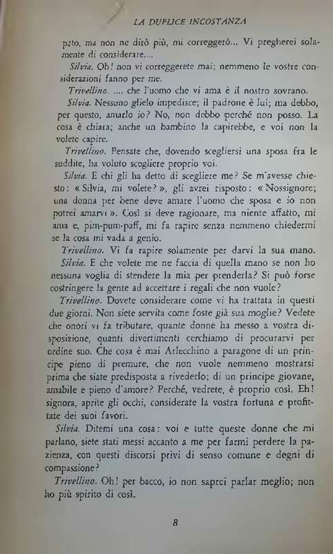 1952 : La duplice incostanza (Corrado Tumiati)