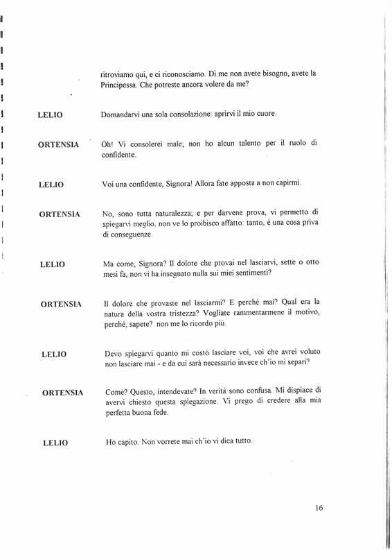 1997 : Il principe travestito (Cristina Pezzoli)