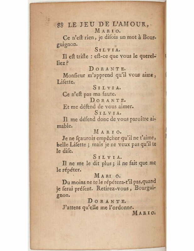 1730 : Le jeu de l’amour et du hasard