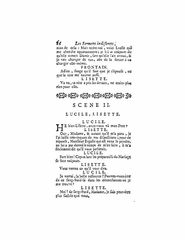 1732 : Les serments indiscrets