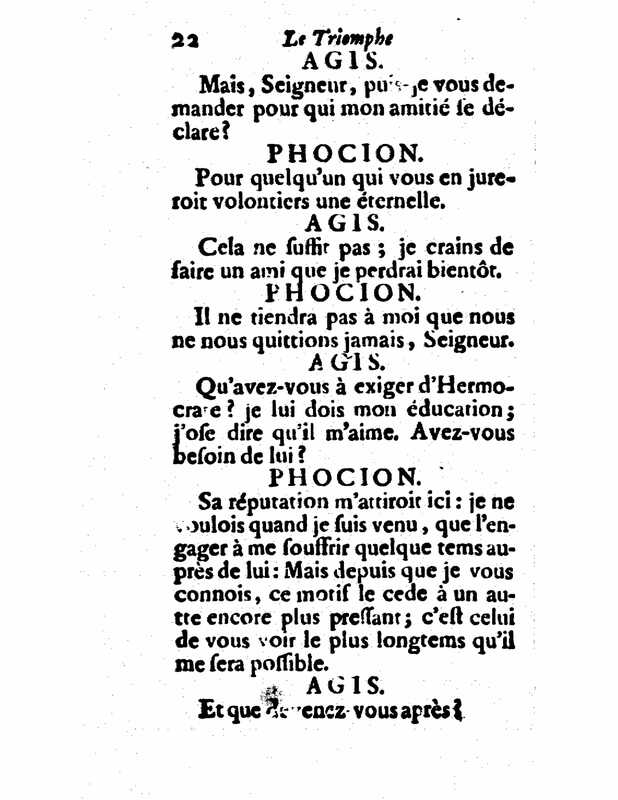1732 : Le triomphe de l’amour