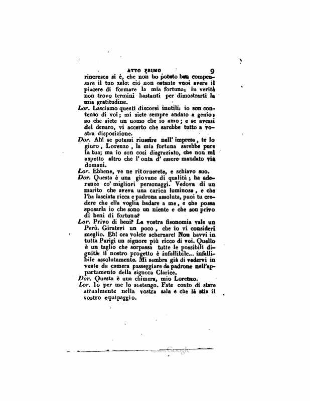 1833 : Le false confidenze