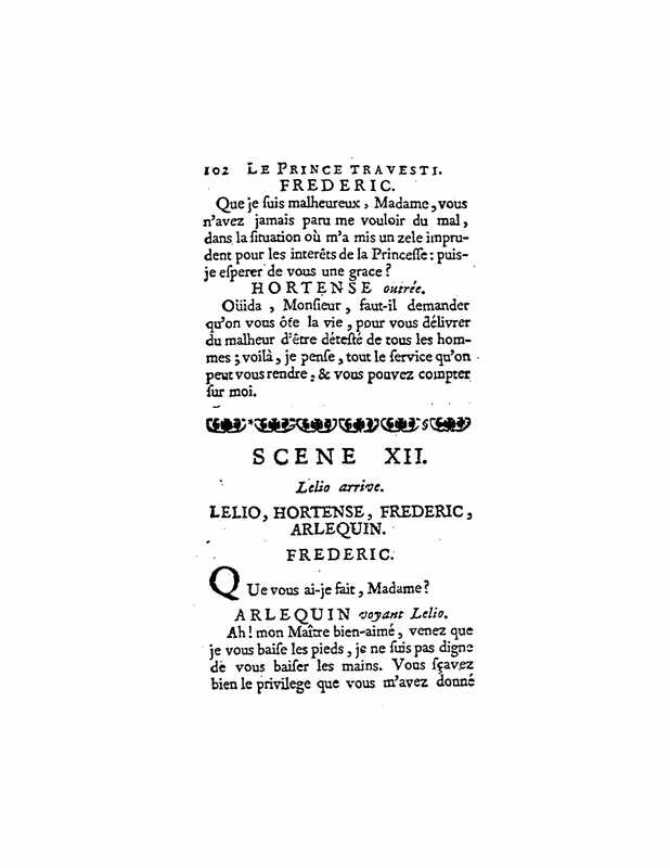 1727 : Le prince travesti