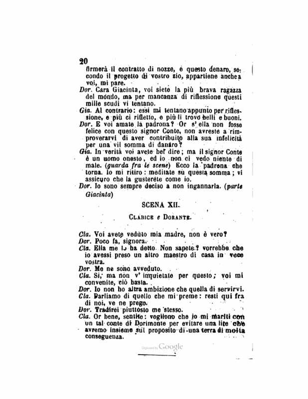 1872 : Le false confidenze