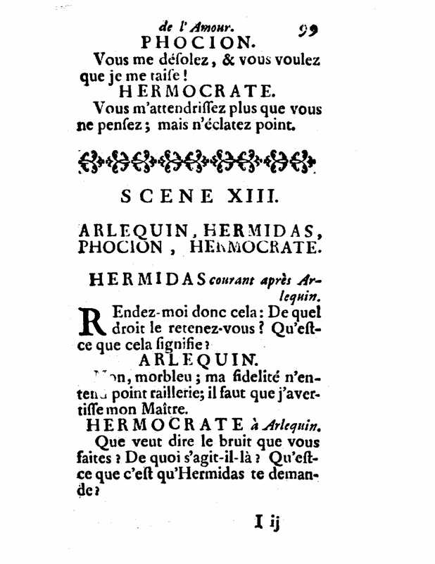 1732 : Le triomphe de l’amour