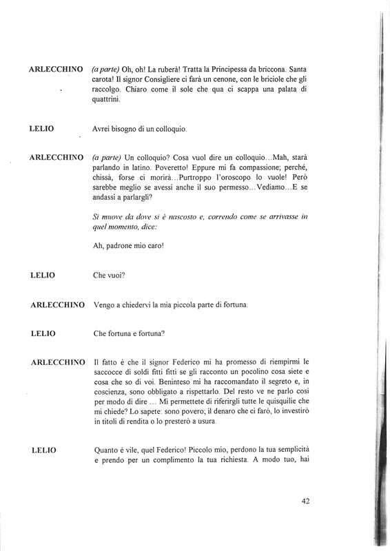 1997 : Il principe travestito (Cristina Pezzoli)