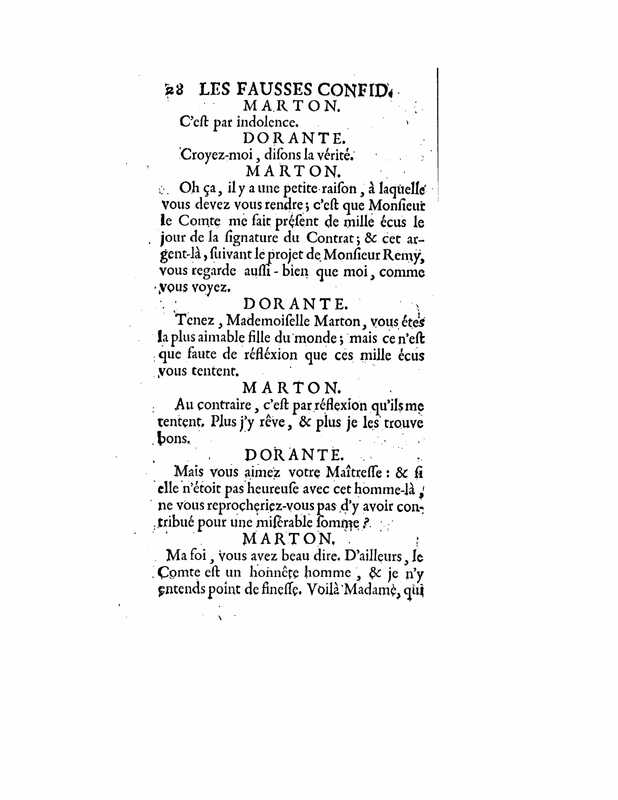 1738 : Les fausses confidences
