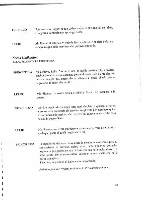 1997 : Il principe travestito (Cristina Pezzoli)