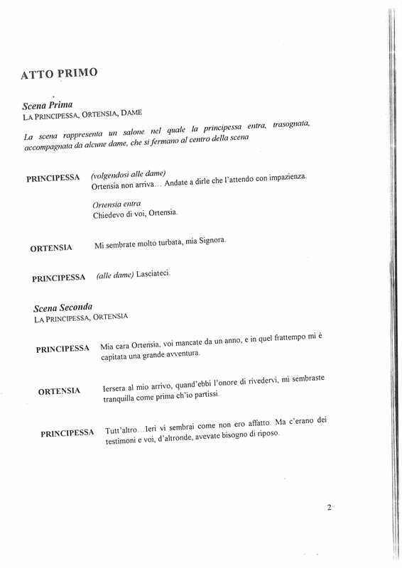 1997 : Il principe travestito (Cristina Pezzoli)