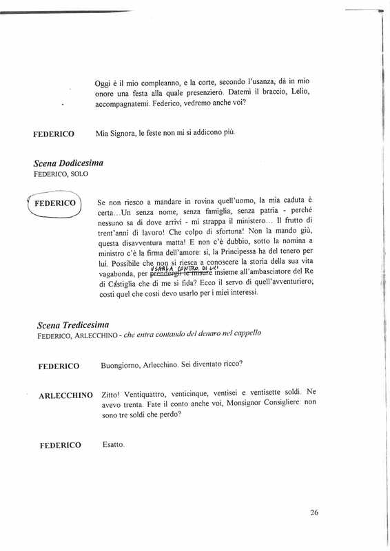 1997 : Il principe travestito (Cristina Pezzoli)