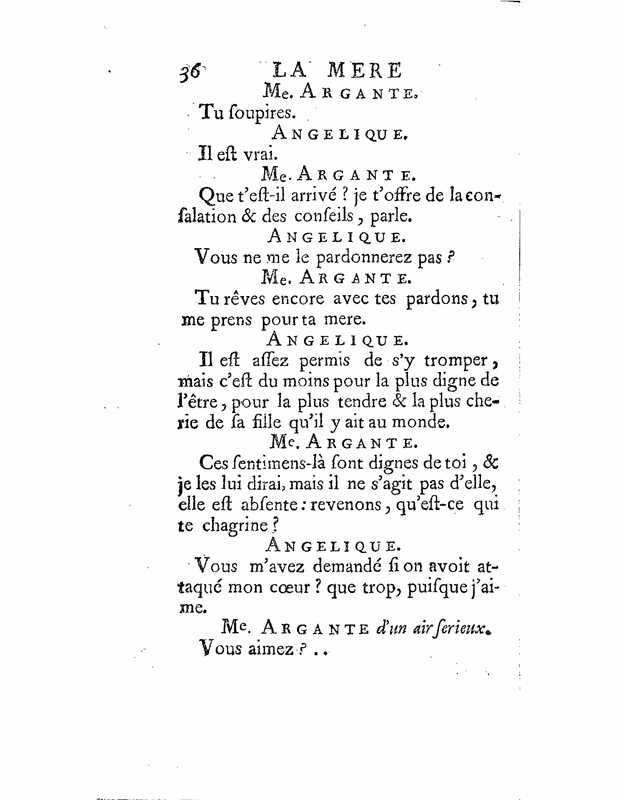 1735 : La mère confidente